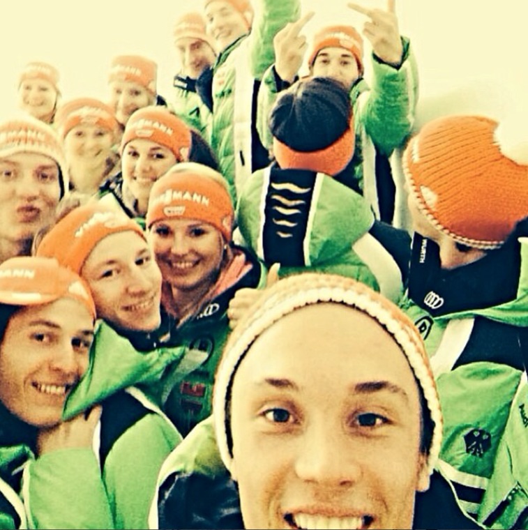 Team selfie